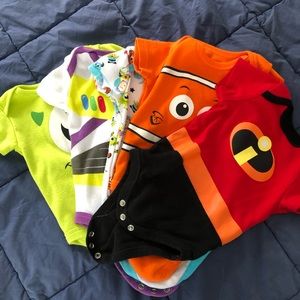Disney/Pixar 5-pack bodysuits